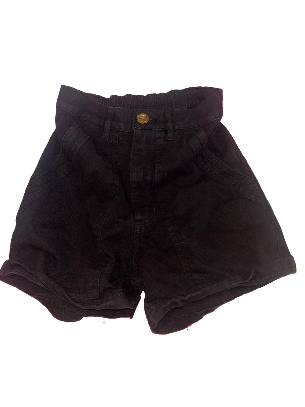 BIG BUD PRESS CLASSIC WORK SHORTS BLACK, SZ XXS